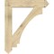 Ekena Millwork Imperial Arts & Crafts Rough Sawn Bracket, Douglas Fir, 6"W x 38"D x 46"H BKT06X38X46IMP03RDF - alternate 2